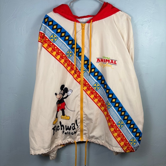 Disney Other - Disney Animal Kingdom Windbreaker Jacket with Red Hood Fichwa!